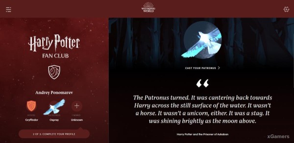 Как выбрать факультет, Патронуса и палочку в Hogwarts Legacy Как выбрать факультет, Патронуса и палочку в Hogwarts Legacy
