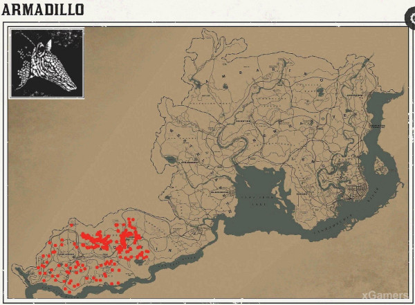 Red dead redemption 2 - животные. Карты с местами обитания