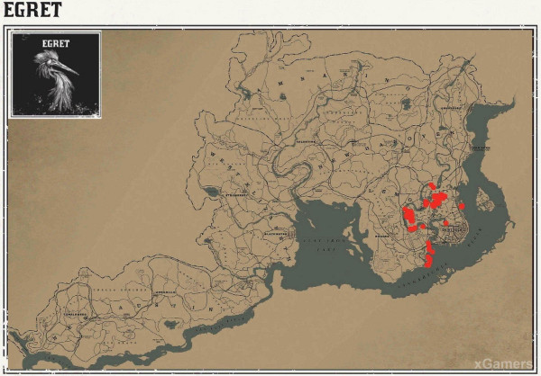 Red dead redemption 2 - животные. Карты с местами обитания