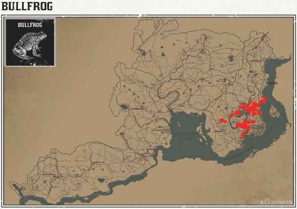 Red dead redemption 2 - животные. Карты с местами обитания