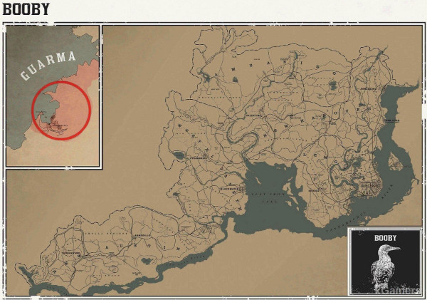 Red dead redemption 2 - животные. Карты с местами обитания