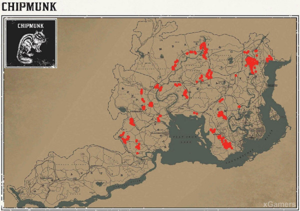 Red dead redemption 2 - животные. Карты с местами обитания