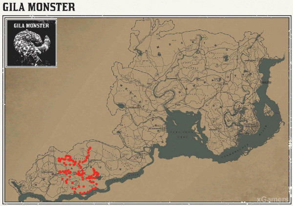 Red dead redemption 2 - животные. Карты с местами обитания