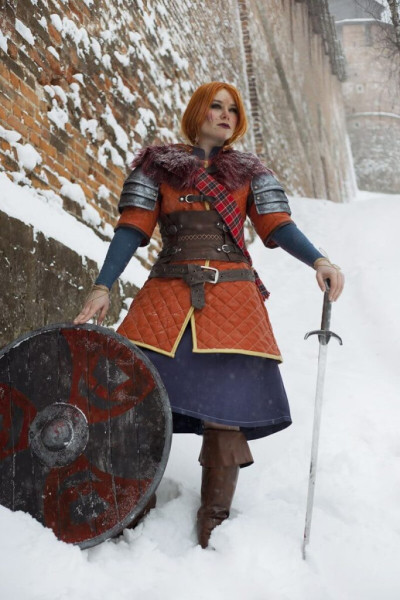 Ведьмак 3 &ndash; &ldquo;косплей, пылающий сквозь снег&rdquo;