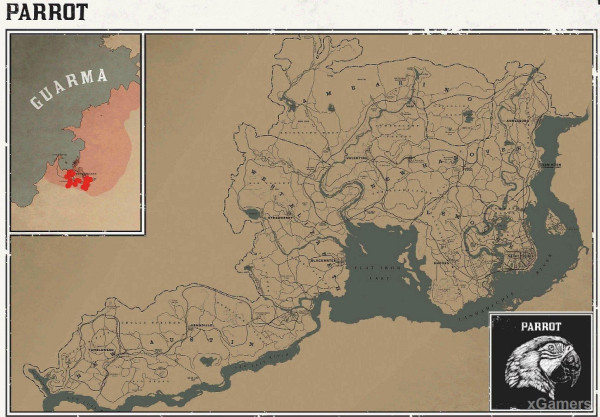 Red dead redemption 2 - животные. Карты с местами обитания