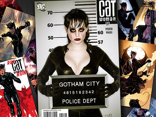 Множество лиц Женщины-кошки Множество лиц Женщины-кошки