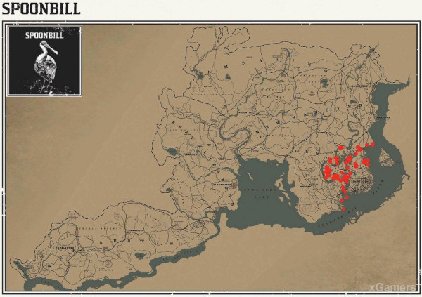 Red dead redemption 2 - животные. Карты с местами обитания