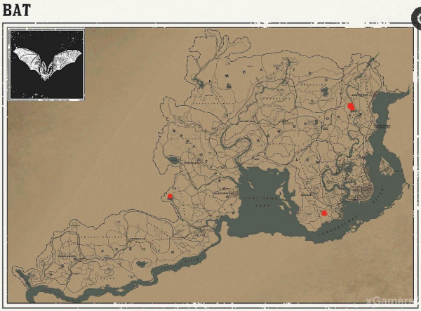 Red dead redemption 2 - животные. Карты с местами обитания