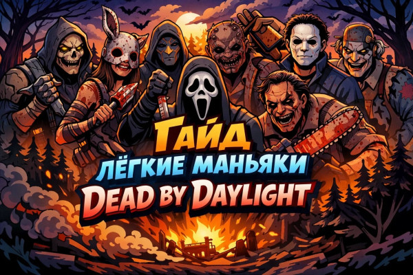 Гайд по самым легким маньякам в Dead by Daylight Гайд по самым легким маньякам в Dead by Daylight