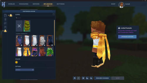 Как настроить внешность персонажа в Hytale и получить бонусные плащи