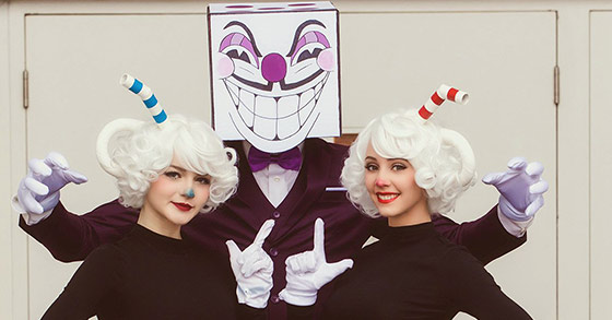 Потрясающий косплей персонажей &laquo;Cuphead&raquo; от очаровательных девушек!