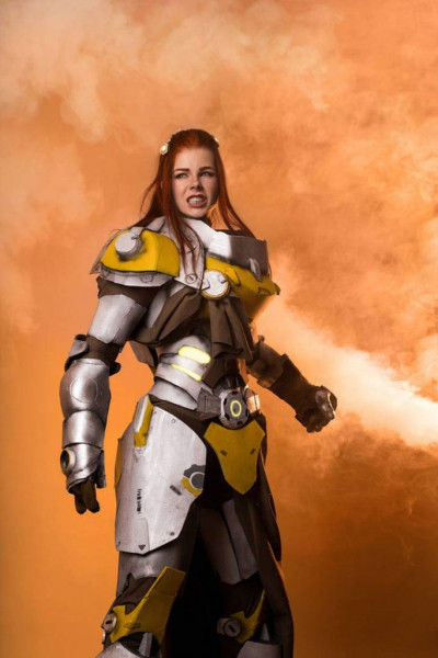 Косплей Анастасии Зеленовой &mdash; Бригитта из Overwatch&nbsp;