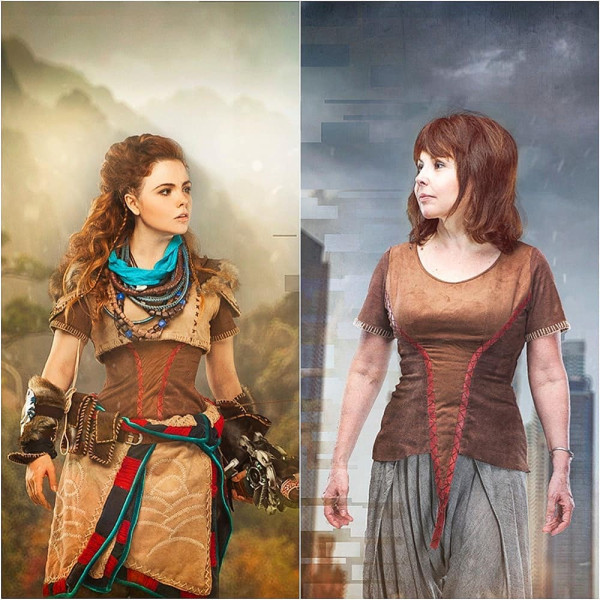 Замечательный косплей матери и дочери на Horizon Zero Dawn