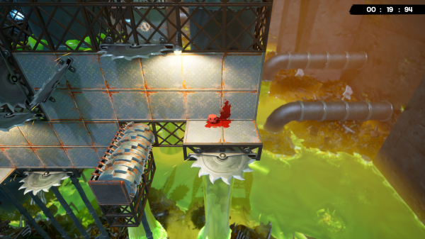 Обзор Super Meat Boy 3D